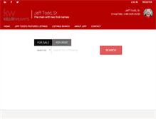 Tablet Screenshot of jefftoddrealtor.com